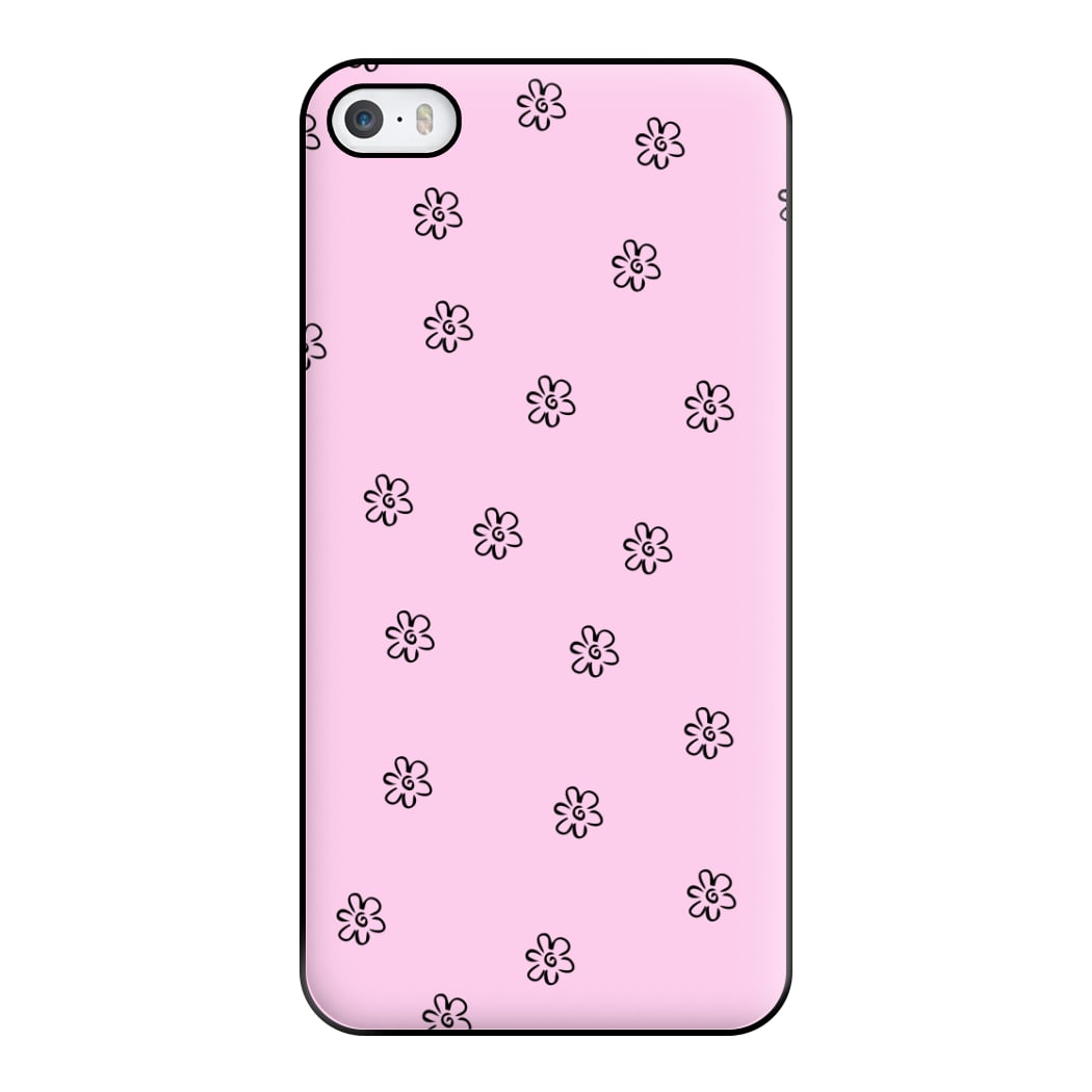 Detail Flower Pattern - Pink Phone Case for iPhone 5 / 5s / SE 2016