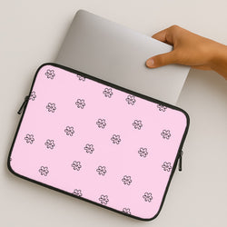 Detail Flower Pattern - Pink MacBook Case