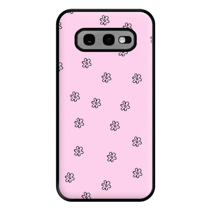 Detail Flower Pattern - Pink Phone Case for Galaxy S10e