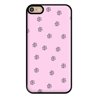 Detail Flower Pattern - Pink Phone Case for iPhone 6 Plus / 7 Plus / 8 Plus