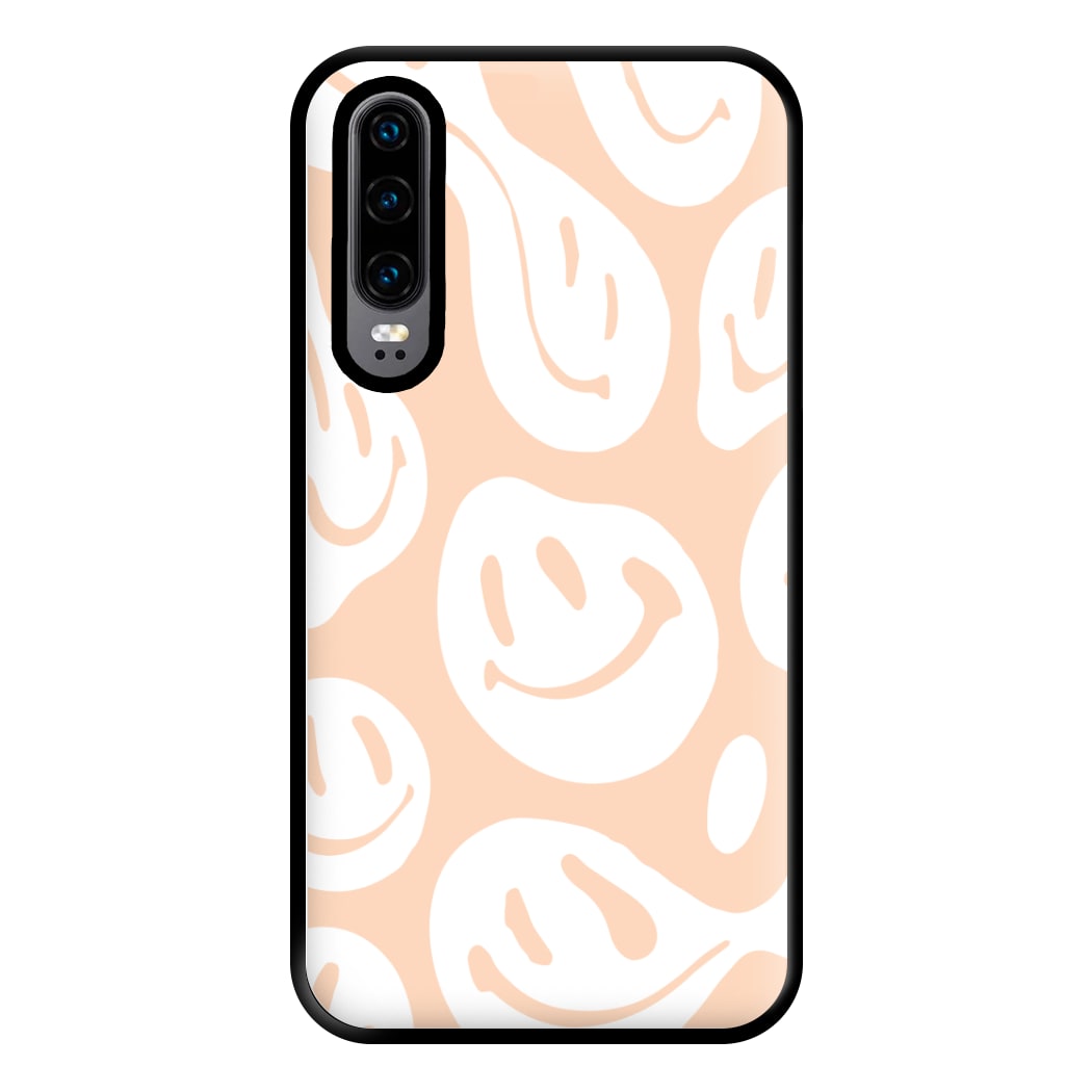 Trippn Smiley - Orange Phone Case for Huawei P30