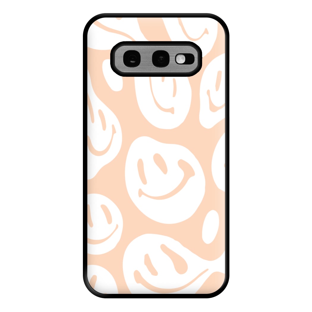 Trippn Smiley - Orange Phone Case for Galaxy S10e