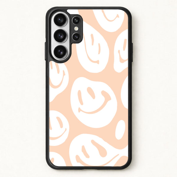Trippn Smiley - Orange Phone Case for Galaxy S26 Ultra