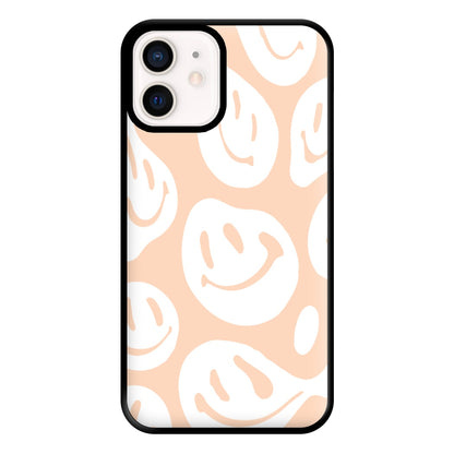 Trippn Smiley - Orange Phone Case for iPhone 13 Mini