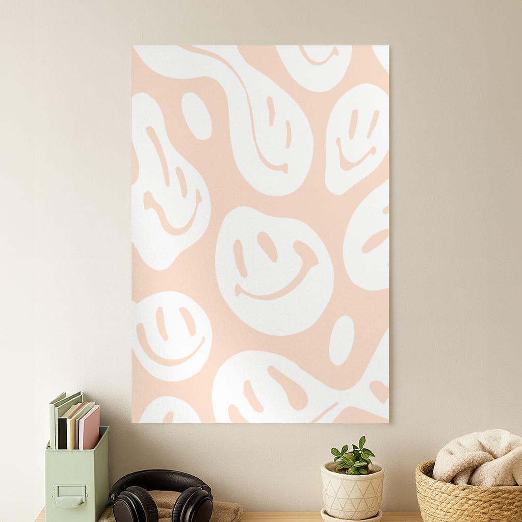 Trippn Smiley - Orange Poster