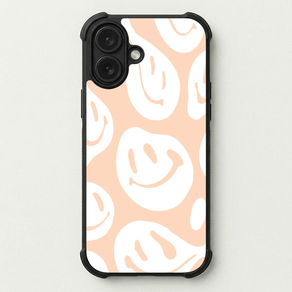 Trippn Smiley - Orange Phone Case — Bumper case