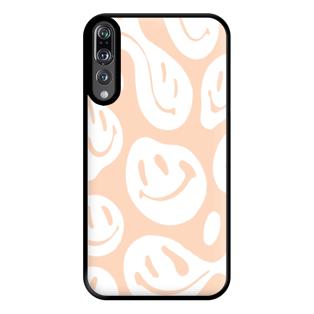 Trippn Smiley - Orange Phone Case for Huawei P20 Pro