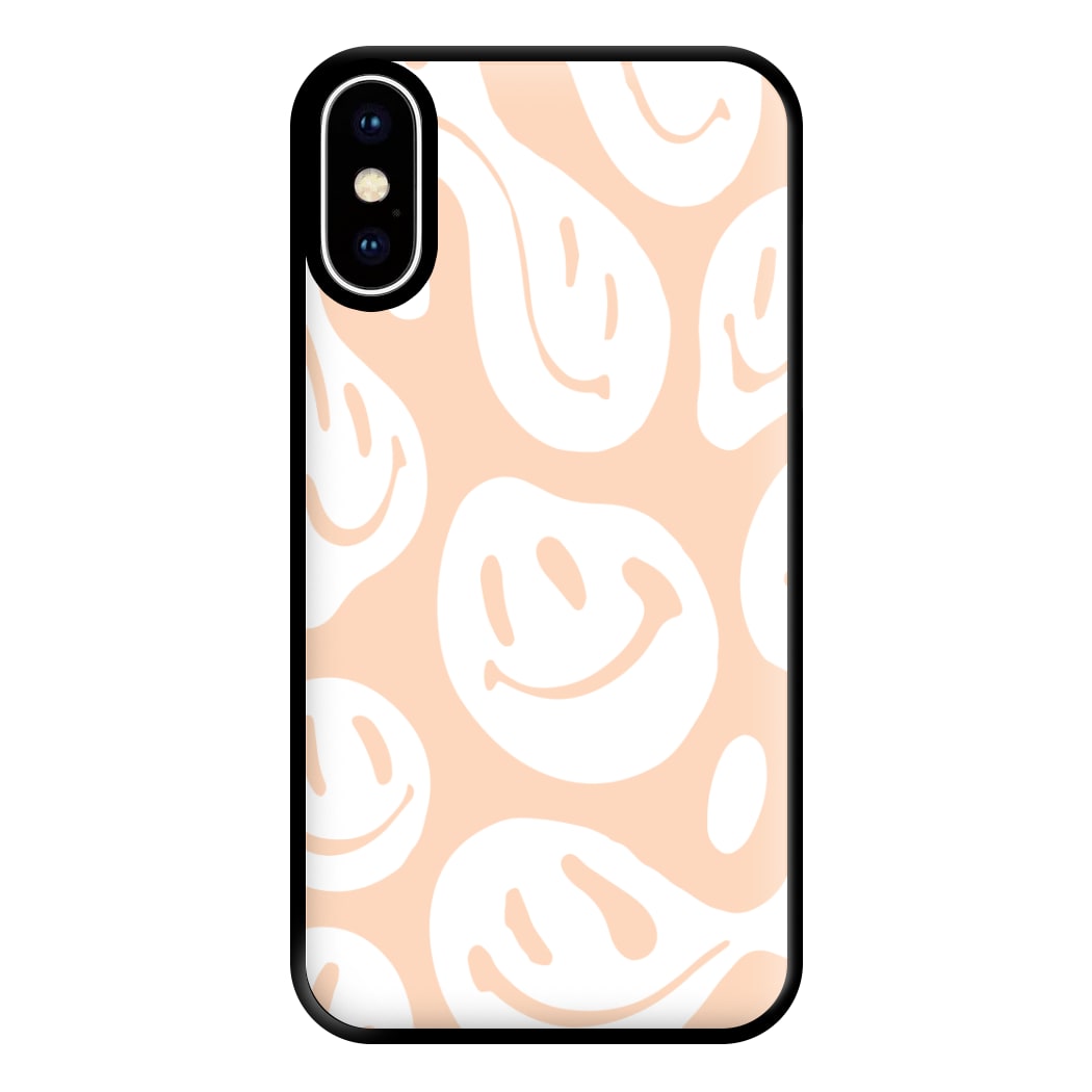 Trippn Smiley - Orange Phone Case for iPhone XS Max