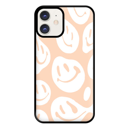 Trippn Smiley - Orange Phone Case for iPhone 12 / 12 Pro