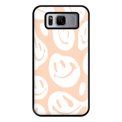 Trippn Smiley - Orange Phone Case for Galaxy S8 Plus