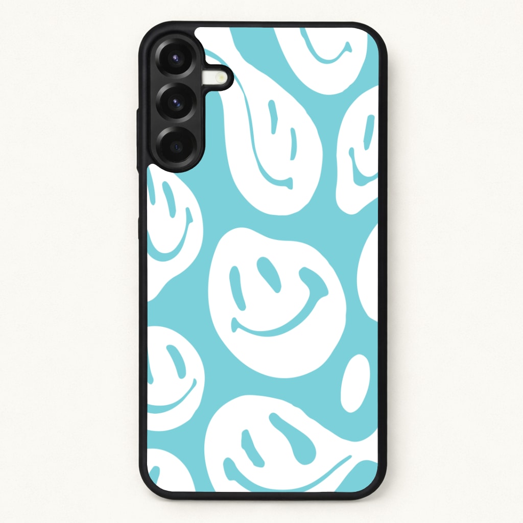 Trippn Smiley - Blue Phone Case for Galaxy A57