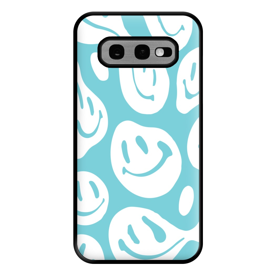 Trippn Smiley - Blue Phone Case for Galaxy S10e