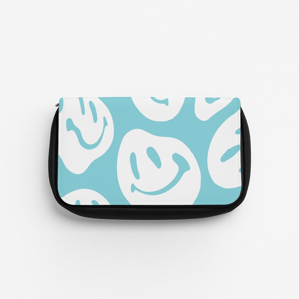 Trippn Smiley - Blue Pencil Case
