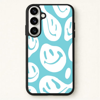 Trippn Smiley - Blue Phone Case for Galaxy S26 Plus