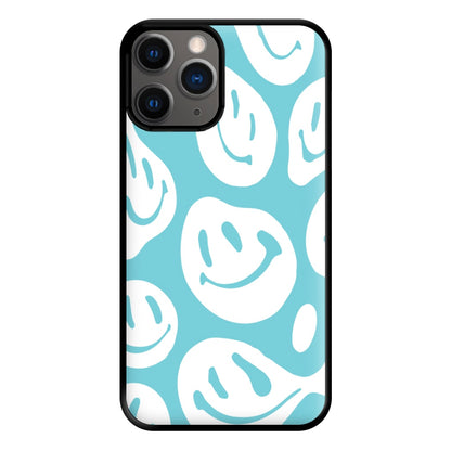 Trippn Smiley - Blue Phone Case for iPhone 12 Pro Max