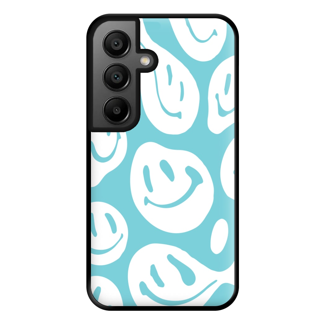 Trippn Smiley - Blue Phone Case for Google Pixel 8