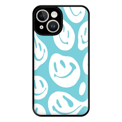 Trippn Smiley - Blue Phone Case for iPhone 14