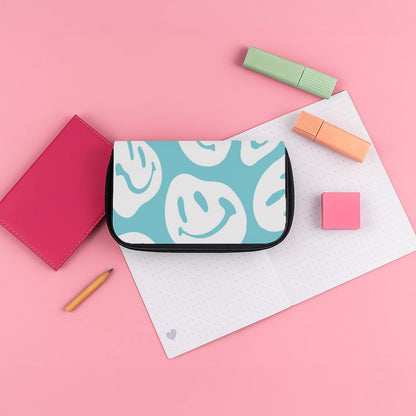 Trippn Smiley - Blue Pencil Case