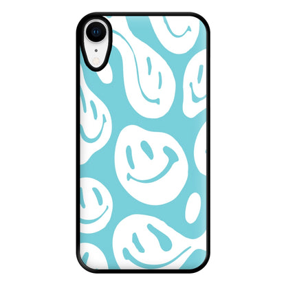 Trippn Smiley - Blue Phone Case for iPhone XR