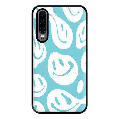 Trippn Smiley - Blue Phone Case for Huawei P30