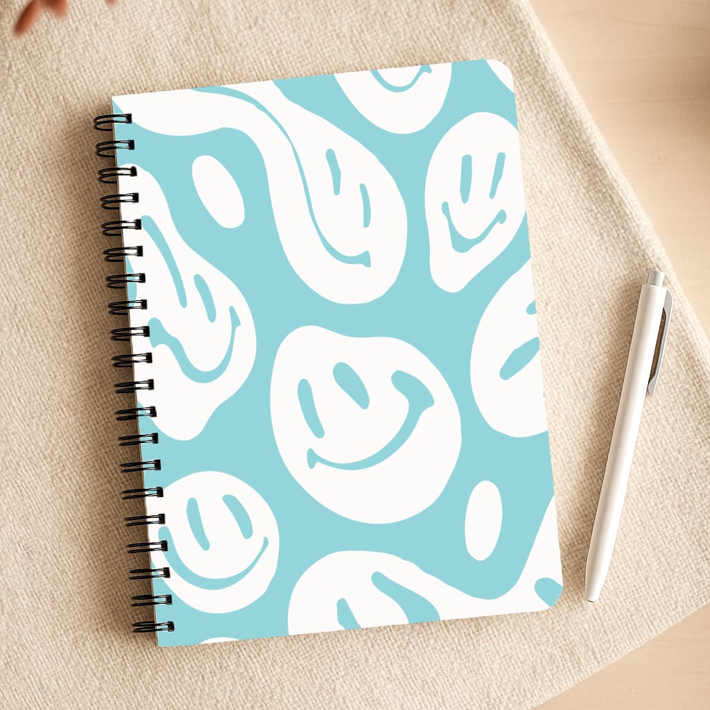 Trippn Smiley - Blue Notepad