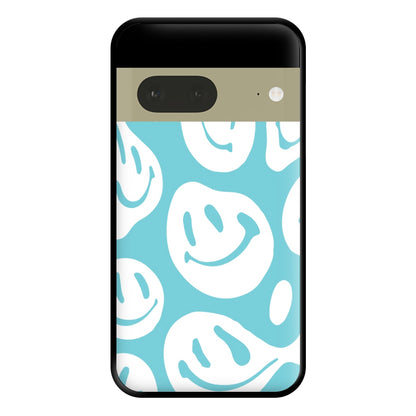 Trippn Smiley - Blue Phone Case for Google Pixel 7a