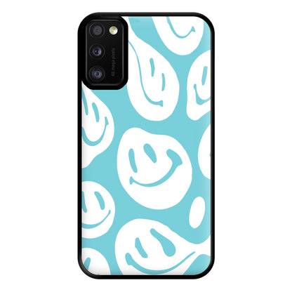 Trippn Smiley - Blue Phone Case for Galaxy A41