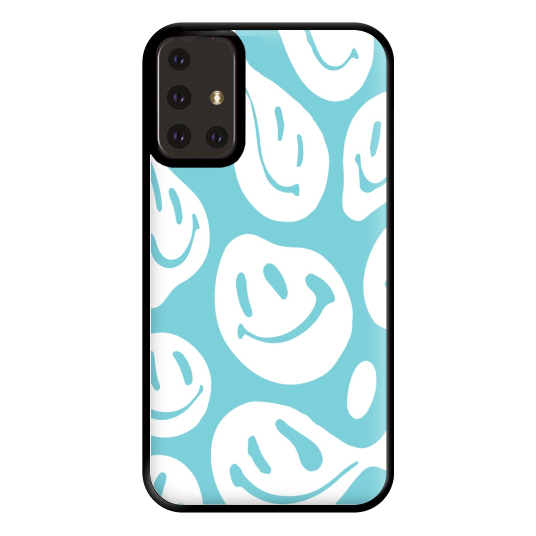 Trippn Smiley - Blue Phone Case for Galaxy A71