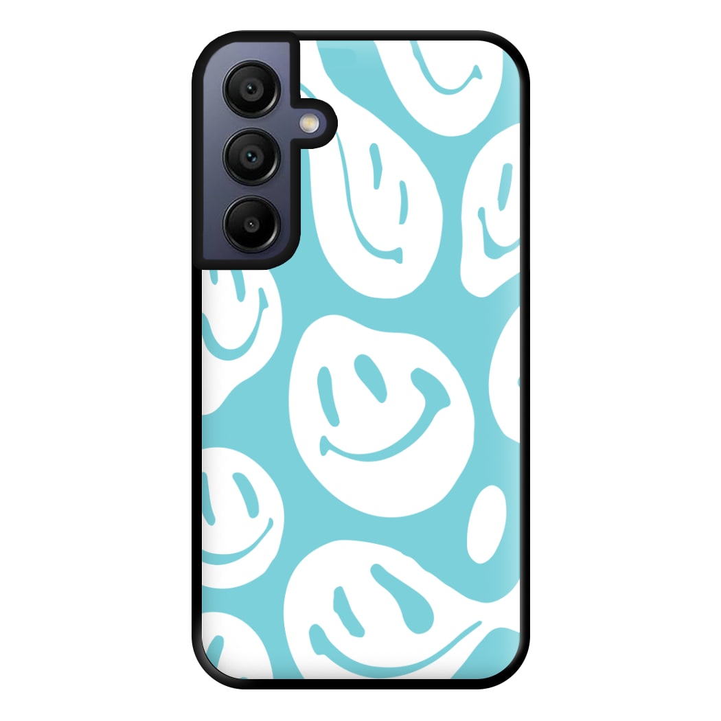 Trippn Smiley - Blue Phone Case for Galaxy A15