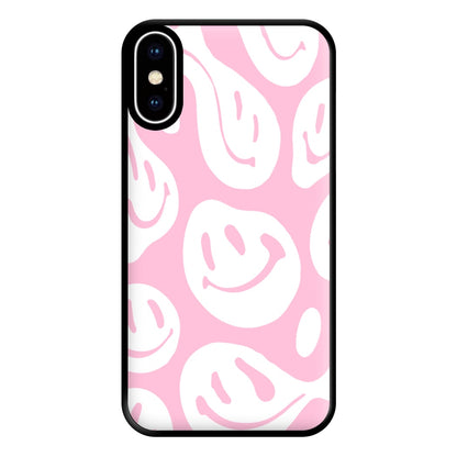 Trippn Smiley - Pink Phone Case for iPhone XS Max