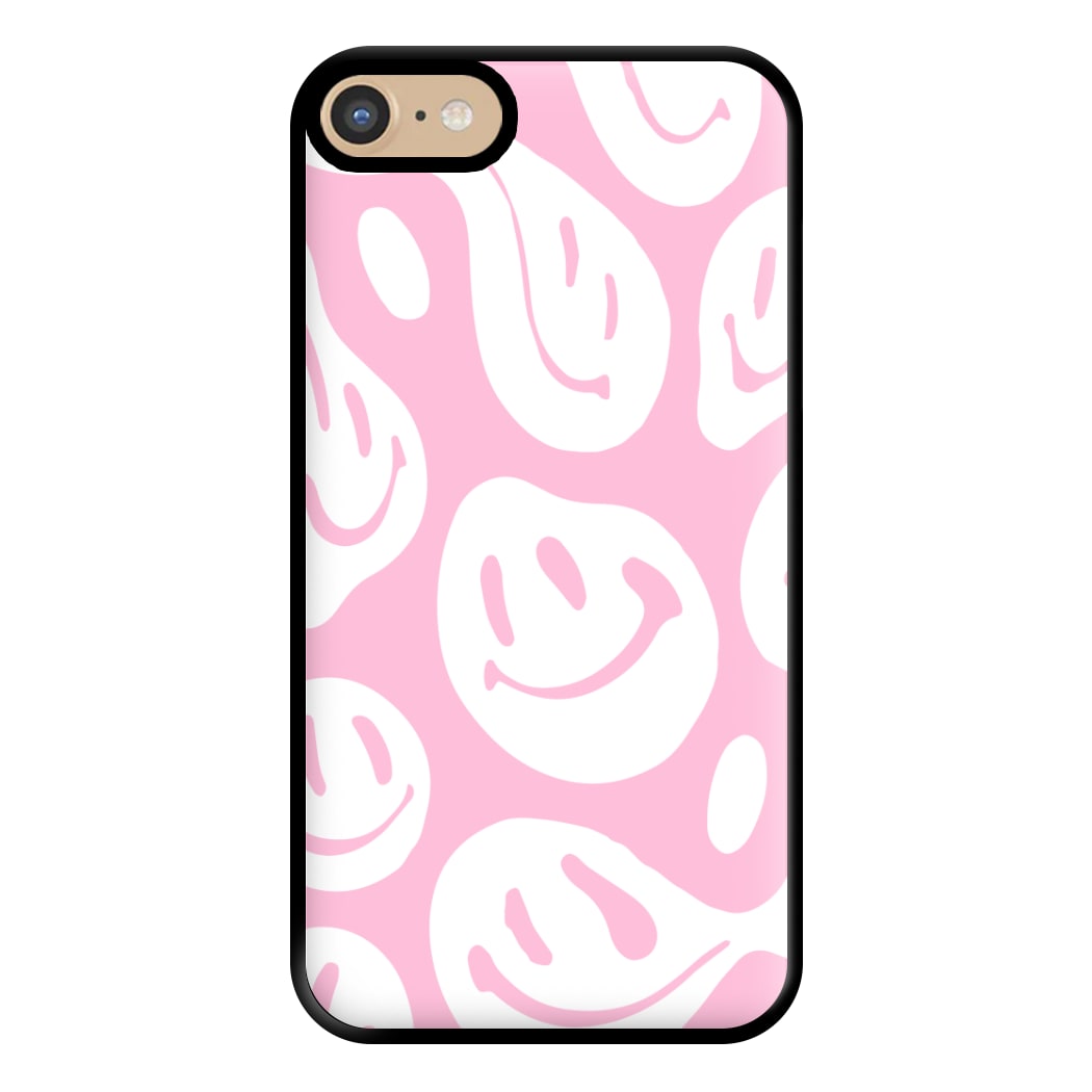 Trippn Smiley - Pink Phone Case for iPhone 6 / 7 / 8 / SE