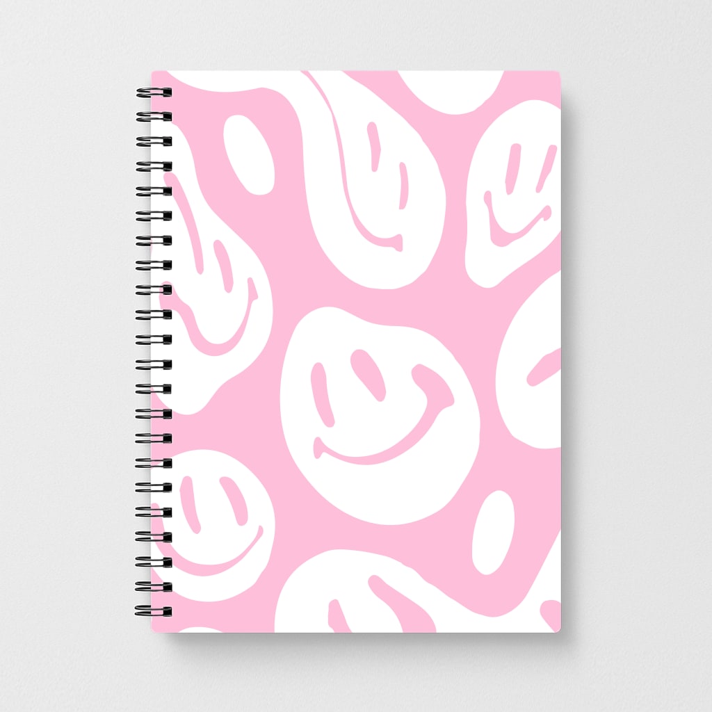 Trippn Smiley - Pink Notebook