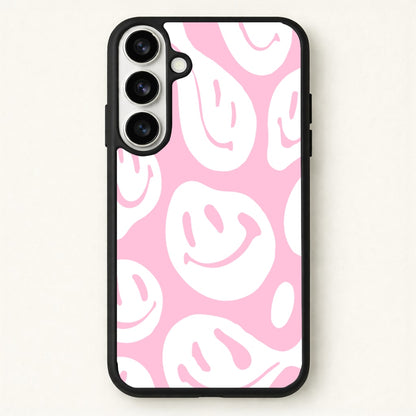 Trippn Smiley - Pink Phone Case for Galaxy S26