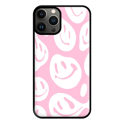 Trippn Smiley - Pink Phone Case for iPhone 13 Pro Max