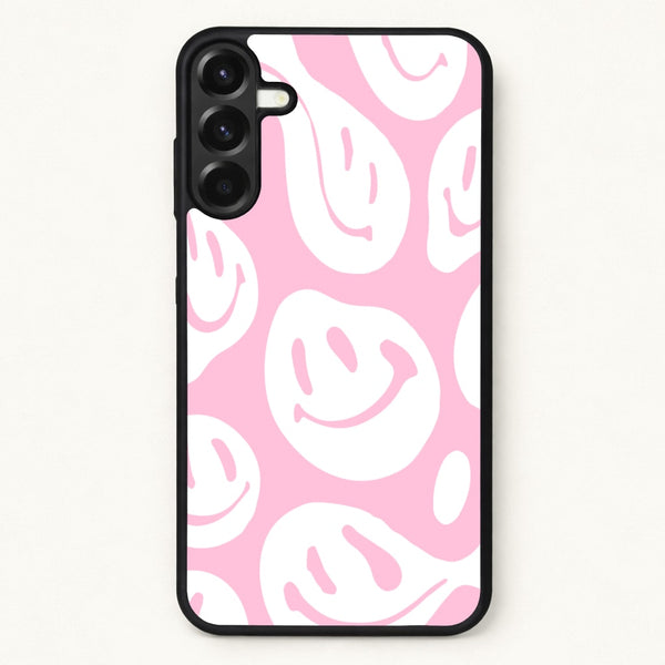 Trippn Smiley - Pink Phone Case for Galaxy A57