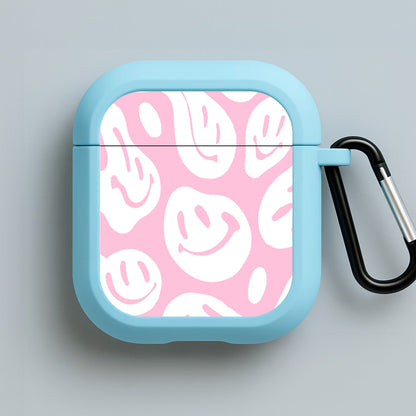 Trippn Smiley - Pink Blue AirPods Case