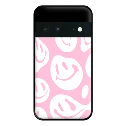 Trippn Smiley - Pink Phone Case for Google Pixel 6a