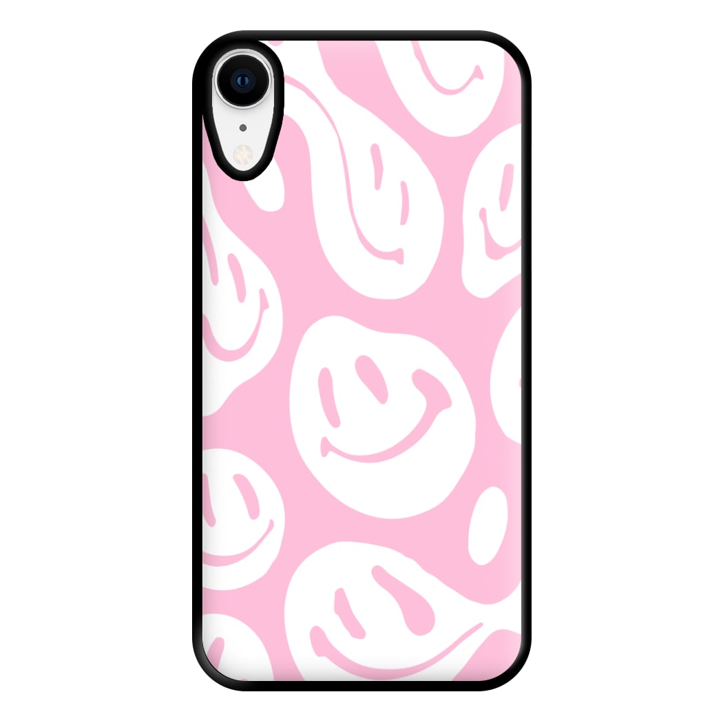 Trippn Smiley - Pink Phone Case for iPhone XR