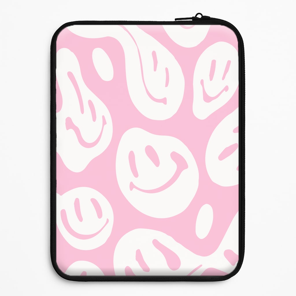 Trippn Smiley - Pink Laptop Sleeve