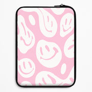 Trippn Smiley - Pink Laptop Sleeve 1