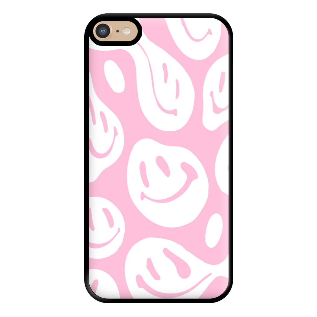 Trippn Smiley - Pink Phone Case for iPhone 6 Plus / 7 Plus / 8 Plus