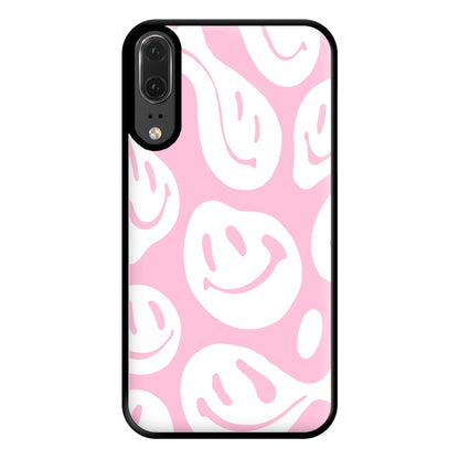 Trippn Smiley - Pink Phone Case for Huawei P20