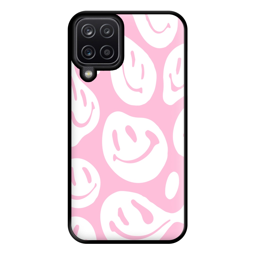 Trippn Smiley - Pink Phone Case for Galaxy A12