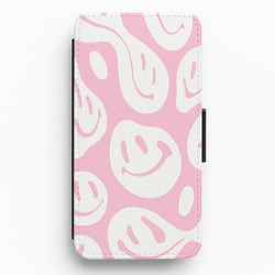 Trippn Smiley - Pink Flip / Wallet Phone Case