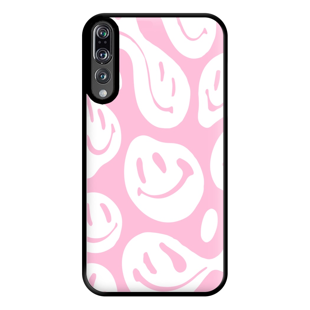 Trippn Smiley - Pink Phone Case for Huawei P20 Pro