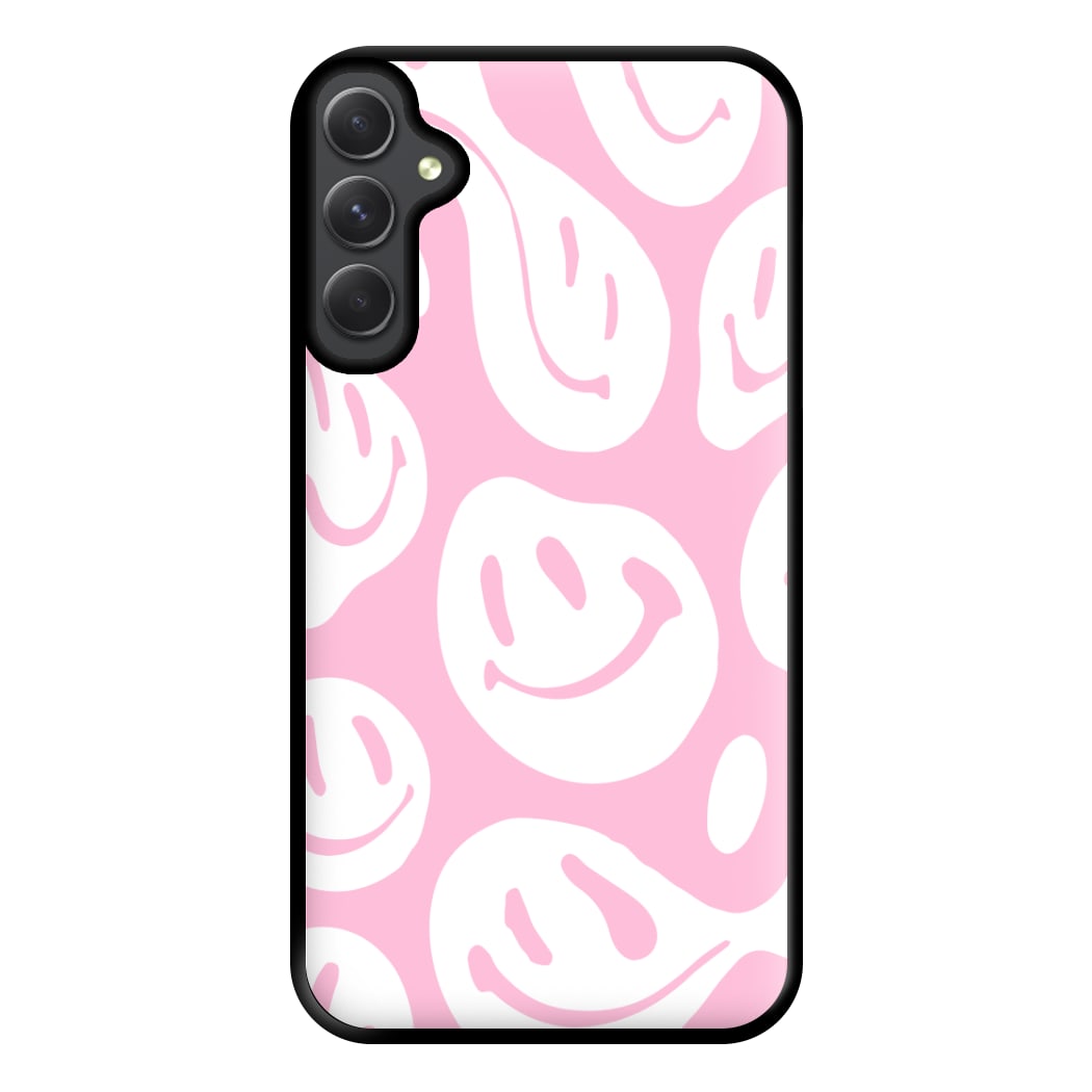 Trippn Smiley - Pink Phone Case for Galaxy A14