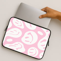 Trippn Smiley - Pink MacBook Case