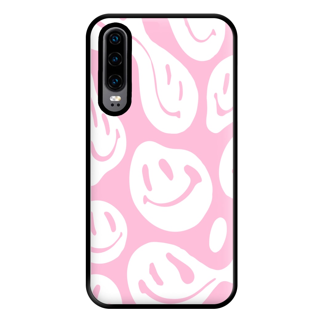 Trippn Smiley - Pink Phone Case for Huawei P30