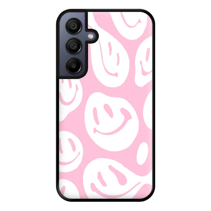 Trippn Smiley - Pink Phone Case for Galaxy A15