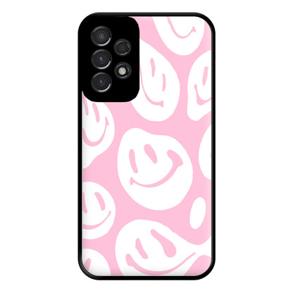 Trippn Smiley - Pink Phone Case for Galaxy A53